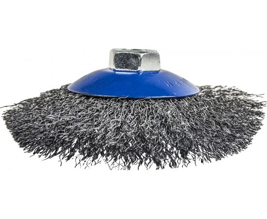 Кордщетка радиальная с наклоном мягкая (115 мм; М14) для УШМ ПРАКТИКА 773-354 – изображение 8