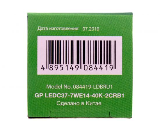 Светодиодная лампа в колбе свеча GP LEDC37-7WE14-40K-2CRB1 – изображение 9