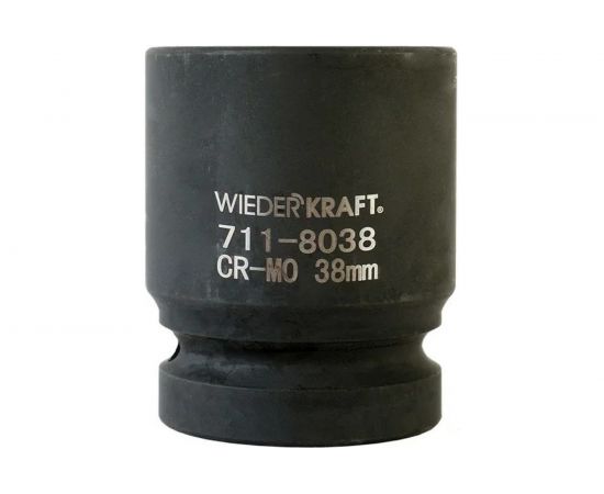 Головка торцевая ударная 6-гранная (38 мм; 1DR) WIEDERKRAFT WDK-711-8038 