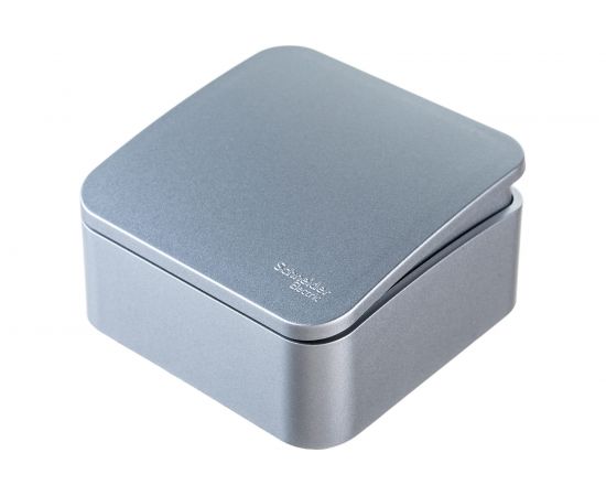 1-клавишный выключатель Schneider Electric открытой проводки Blanca 10А IP20 1 250В алюминий BLNVA101013 