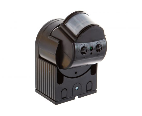 Детектор движения IEK ДД 012 1100Вт угол обз. 180град., дальн. 12м, IP44, черн. LDD10-012-1100-002 