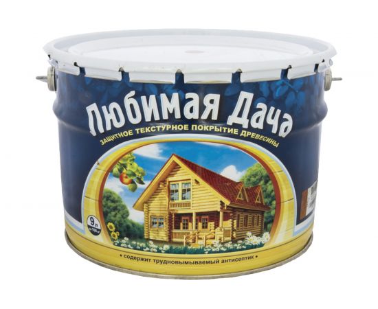 Защитно-декоративное покрытие для древесины Любимая Дача Тик 9 л 1 45322 