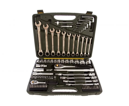 Набор инструмента с трещоточными ключами 77 предметов ДТ/4 Дело Техники 620778 