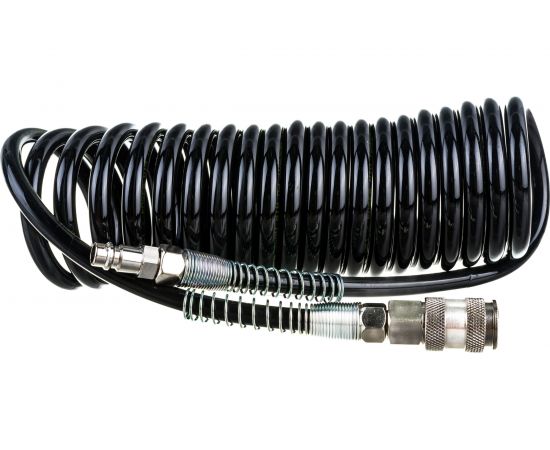Шланг спиральный полиуретановый с брс (5 м; 6.5x10 мм) WIEDERKRAFT WDK-65757 