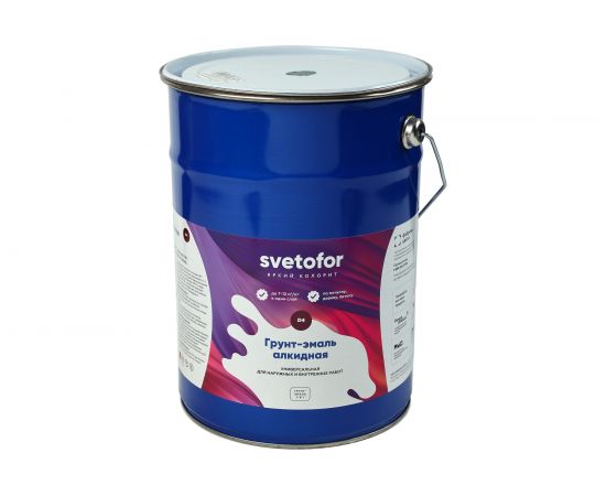 Грунт-эмаль Светофор D4 синий 24кг ЗОР00002865 