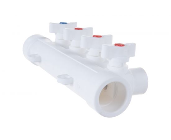 Коллектор с шаровыми кранами LAMMIN PPR 32х4 Lm31081004032 