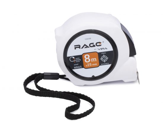 Рулетка VIRA by RAGE автостопор 8 м х 25 мм 100058 