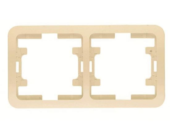 Двойная рамка, кремовая Makel Mimoza 32012 