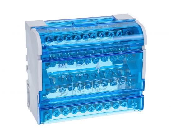 Нулевая шина в корпусе 4х11 IEK YND10-4-11-125 – изображение 2