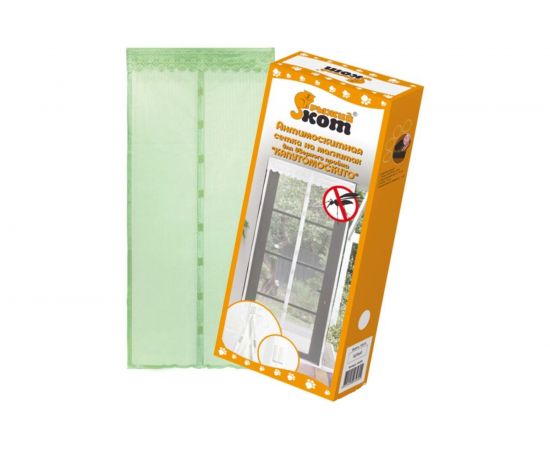 Антимоскитная сетка на магнитах Рыжий кот Капутомоскито KM-G, цвет зеленый 311252 – изображение 2