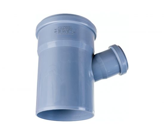 Тройник двухраструбный (67°) HTEA 110/50 Ostendorf 115320 – изображение 2