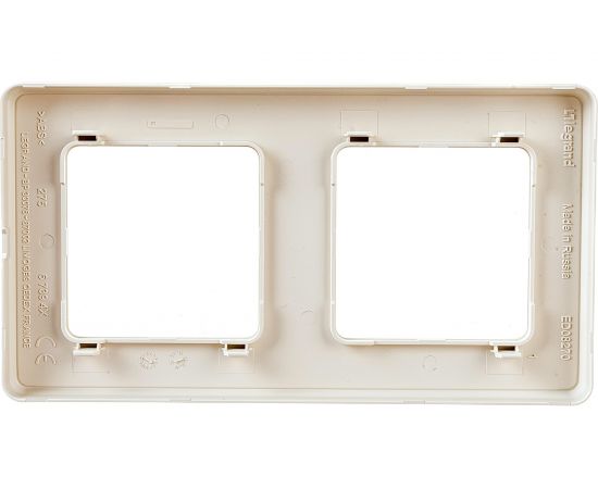 Рамка Legrand - 2 поста - INSPIRIA - слоновая кость 673941 – изображение 2