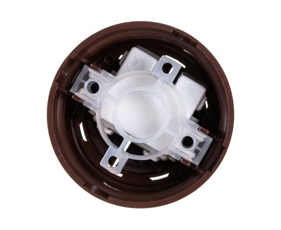 2-клавишный выключатель Bylectrica А510-2202 10А открытой установки, серия РЕТРО, коричневый, А510-2202 коричневый – изображение 2