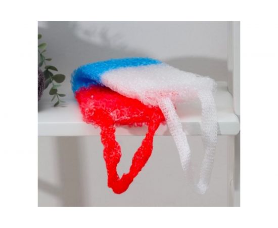 Мочалка Доляна Флаг 12х45 см 1847143 – изображение 2