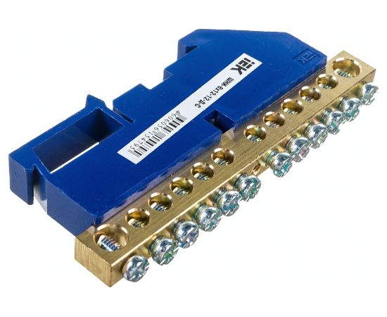 Нулевая шина, 8х12, 12-Д IEK YNN10-812-12D-K07 – изображение 2