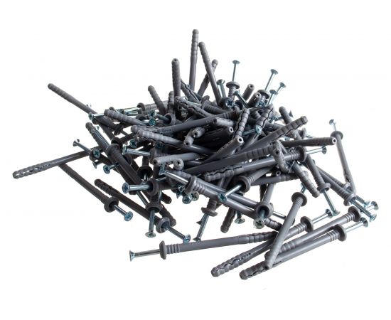 Дюбель-гвоздь Невский Крепеж 6х80 гриб, манжета, полипропилен 100 шт. 802667 – изображение 2