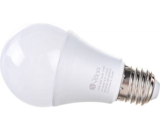 Светодиодная лампа Nord-Yada A60 15W S 220V E27 2700K (груша) термопластичный корпус 904568 – изображение 3