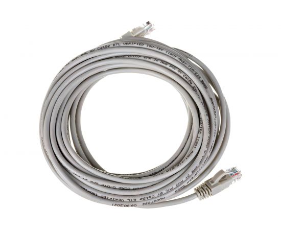 Патч-корд ЭРА PC10U U/UTP категория 5e, длина 10 метров, неэкранированный, серый, Cu, Б0051414 – изображение 3