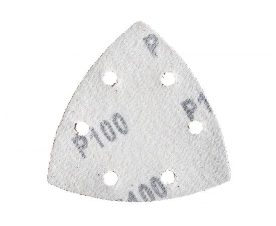 Треугольник шлифовальный на липучке (5 шт; 80х80х80 мм; Р100) PATRIOT 820010303 – изображение 3