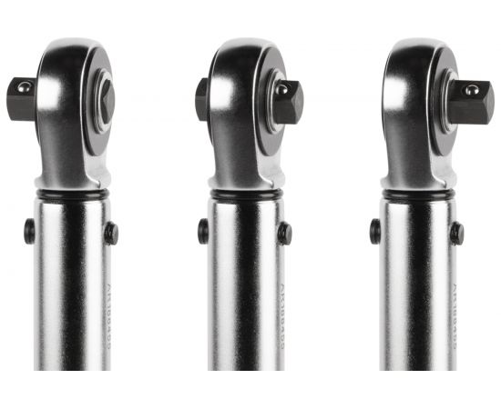 Динамометрический ключ WIEDERKRAFT 5-25 Нм, трещотка с проходным приводным квадратом 1/4 WDK-NX05025 – изображение 3