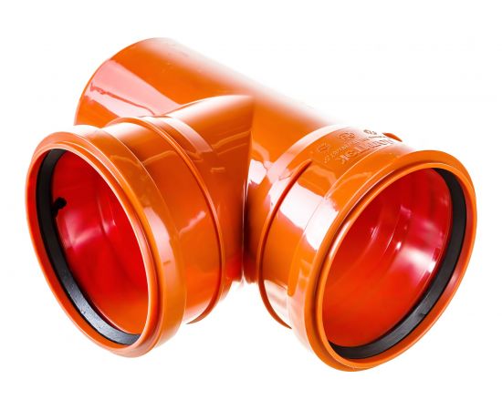 Тройник ПОЛИТЭК 110х110/87 град. 200311087 – изображение 3