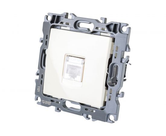 Информационная розетка ЭРА 12-3107-02 RJ45, IP20, слоновая кость Б0014724 – изображение 3