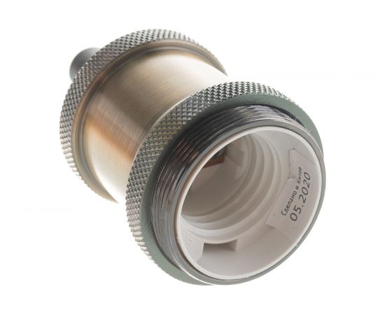 Электрический патрон Navigator NLH-V01-007-E27, подвесной, металл, черная бронза 61518 – изображение 3