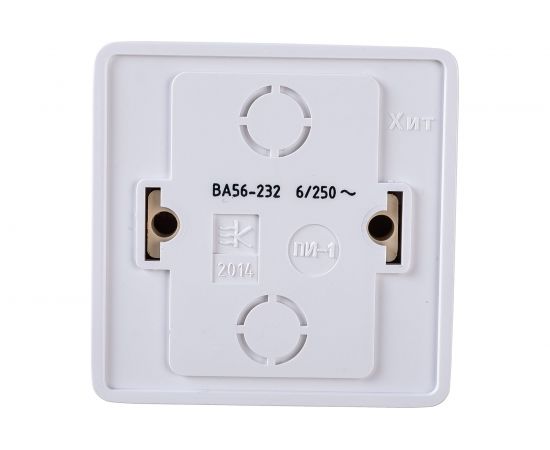 2-клавишный выключатель Schneider Electric ХИТ, О/У, 6А, 250В, БЕЛЫЙ, VA56-232I-B – изображение 3