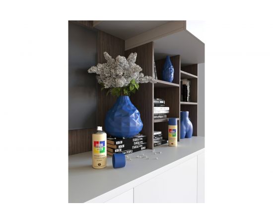 Краска аэрозольная полуматовая CORALINO SATIN RAL5005 сигнальный синий CS5005 – изображение 3