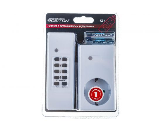 Розетка с дистанционным управлением Robiton УД-1 пульт + розетка комплект BL 15792 – изображение 3