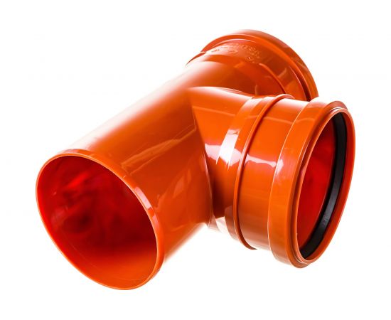 Тройник ПОЛИТЭК 110х110/87 град. 200311087 – изображение 4