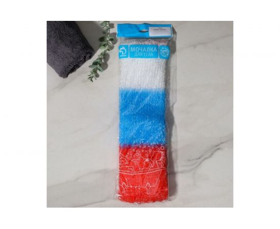 Мочалка Доляна Флаг 12х45 см 1847143 – изображение 4