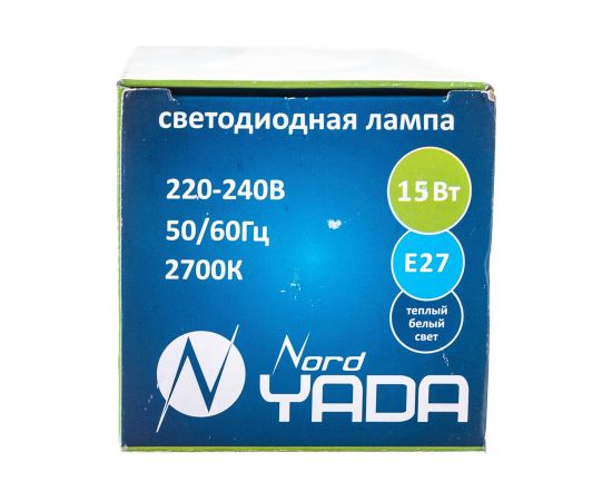 Светодиодная лампа Nord-Yada A60 15W S 220V E27 2700K (груша) термопластичный корпус 904568 – изображение 4