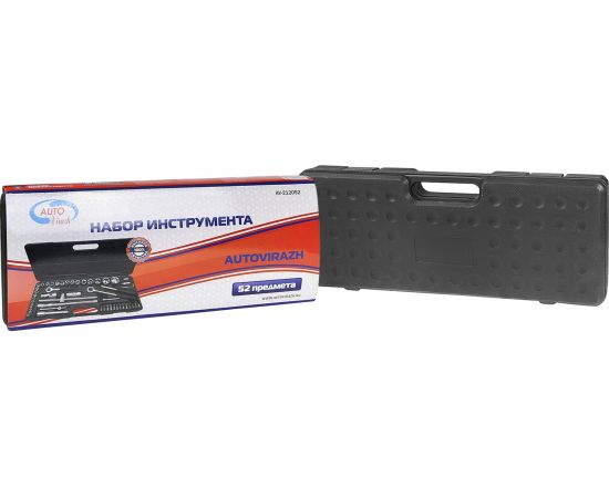 Набор инструмента AUTOVIRAZH 52 предмета 1/2 1/4 DR, CrV AV-212052 – изображение 5