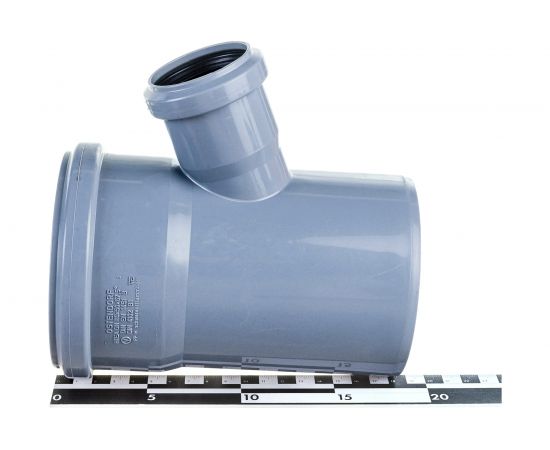 Тройник двухраструбный (67°) HTEA 110/50 Ostendorf 115320 – изображение 5