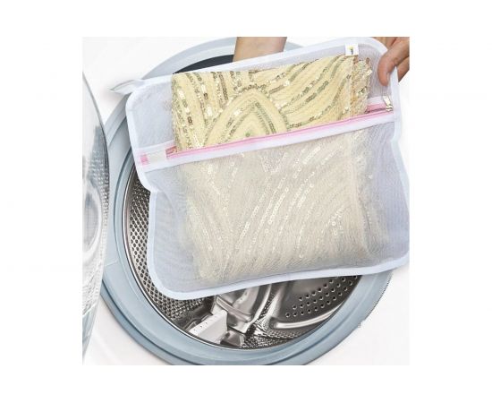 Мешок для бережной стирки PATERRA 34x28 см., с молнией 402-891 – изображение 5