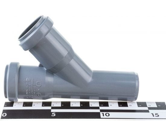 Тройник двухраструбный (45°) HTEA 32/32 Ostendorf 110200 – изображение 6