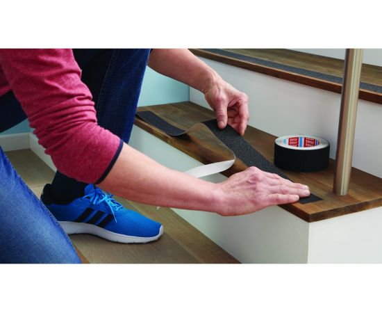 Противоскользящая лента TESA прозрачная, 5 м х 25 мм 55587-00011-11 – изображение 6