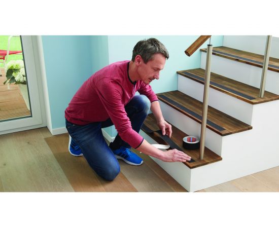 Противоскользящая лента TESA прозрачная, 5 м х 25 мм 55587-00011-11 – изображение 7