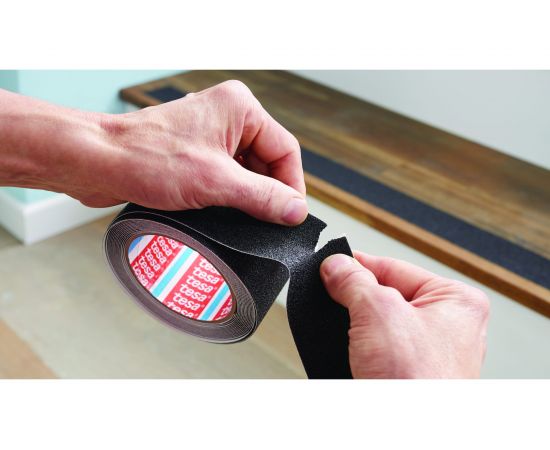 Противоскользящая лента TESA прозрачная, 5 м х 25 мм 55587-00011-11 – изображение 9