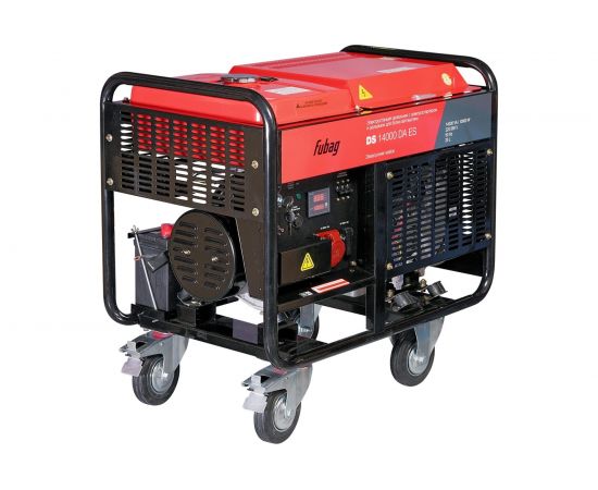 Дизельная электростанция с электростартером и коннектором автоматики FUBAG DS 14000 DA ES 