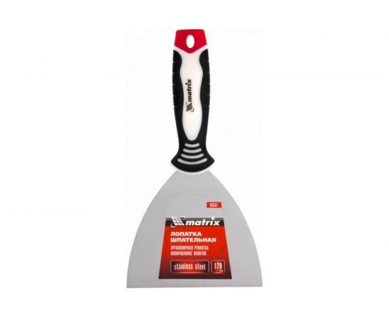 Шпательная лопатка из нержавеющей стали, 120 мм, 3-компонентная ручка MATRIX 85537 