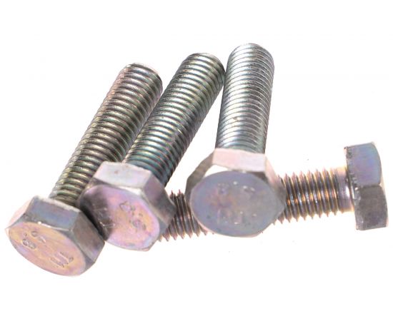 Болт Стройметиз полная резьба DIN933 М10х40, класс прочности 5.8, цинк 20 шт. 3012058 