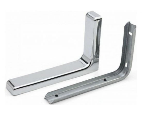 Кронштейн с декоративными накладками MFK-TORG хром L=180мм К-93 