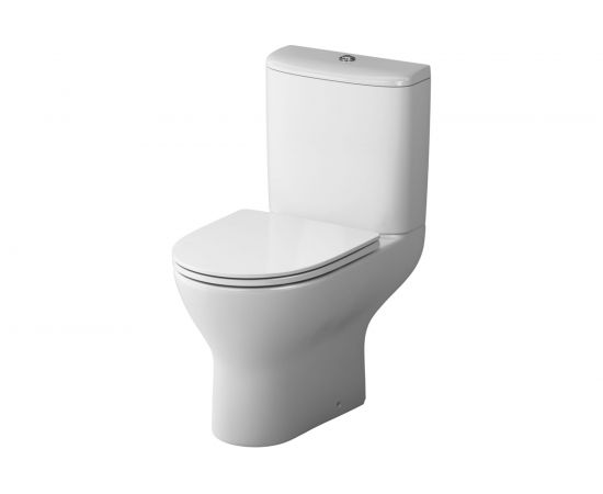 Унитаз-компакт Damixa Luna без ободка с сиденьем микролифт DX46C8600SC 