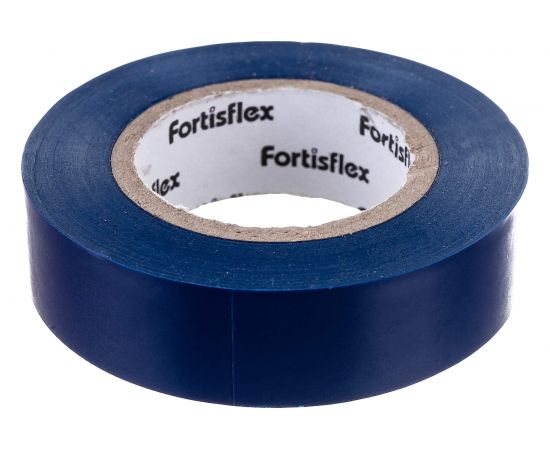 Изолента ПВХ FORTISFLEX 15 ммх0.15 ммх10 м синяя 71227 