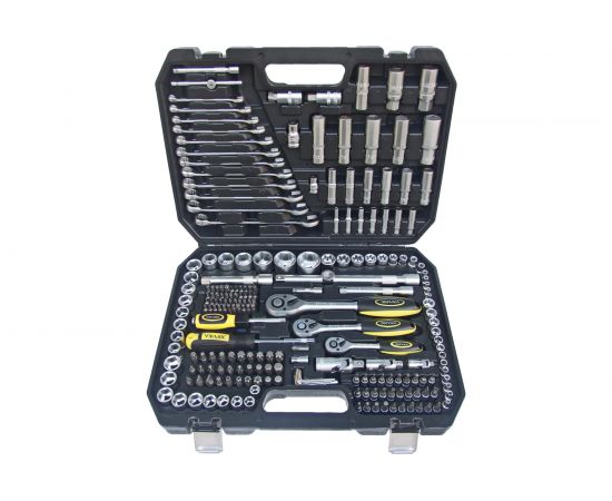 Набор инструмента ЭВРИКА 1*2""&1*4""&3*8"", DR, 6-гранный, 216 предмет ER-80216 