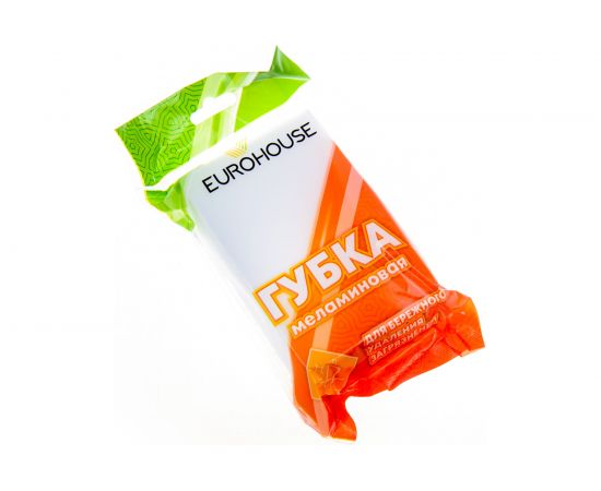 Меламиновая губка EUROHOUSE 1 шт 13179 – изображение 2