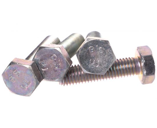 Болт Стройметиз полная резьба DIN933 М10х40, класс прочности 5.8, цинк 20 шт. 3012058 – изображение 2