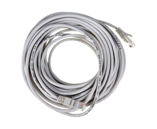 Патч-корд ЭРА PC15U U/UTP категория 5e, длина 15 метров, неэкранированный, серый, Cu, Б0051415 – изображение 2